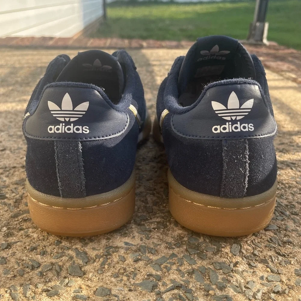 Women’s Adidas Navy Blue Continental 80 Suede Sneakers - Picture 3 of 10